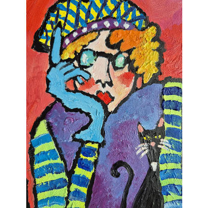 Marlena Kuć - obrazy olejne - rozmowa bez słów foto #1