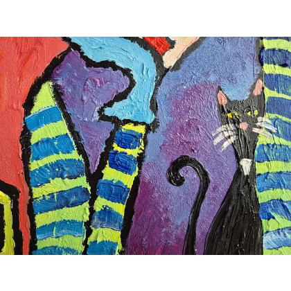 Marlena Kuć - obrazy olejne - rozmowa bez słów foto #2