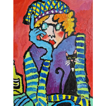 Marlena Kuć - obrazy olejne - rozmowa bez słów foto #3