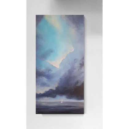 Paulina Lebida - obrazy akryl - Na morzu - obraz akrylowy 100/50 cm foto #2