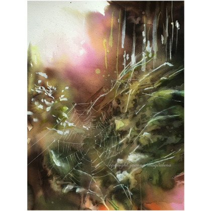 Iluminacje-iluzje, Joanna Magdalena, obrazy akwarela