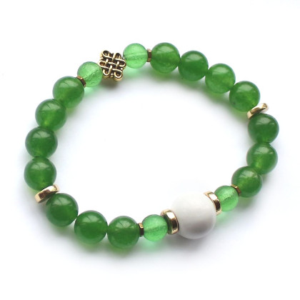 Obfitość, moc - zielony, mołdawit, hematyt, KEIT, bransoletki