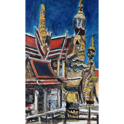 Hongkong, Krystyna Mościszko, obrazy akryl