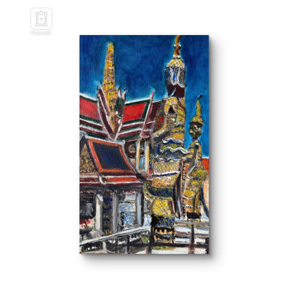 Krystyna Mościszko - obrazy akryl - Hongkong foto #2