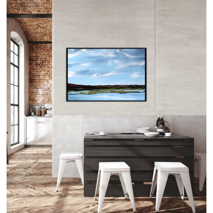 Felix Guenther - obrazy akryl - Under wandering clouds foto #2