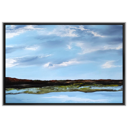 Felix Guenther - obrazy akryl - Under wandering clouds foto #3