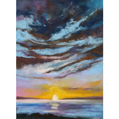 Paulina Lebida - pastele suche - Pejzaż - rysunek pastelami foto #1