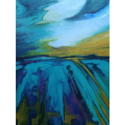 Bozena Chlopecka - olej + akryl - Pejzaż foto #1