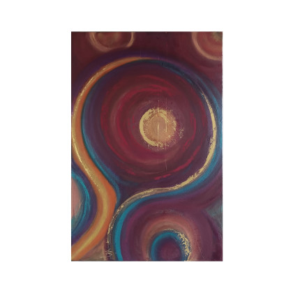 Joanna Bilska - obrazy akryl - Ręcznie malowana Abstrakcja 60x90 foto #3