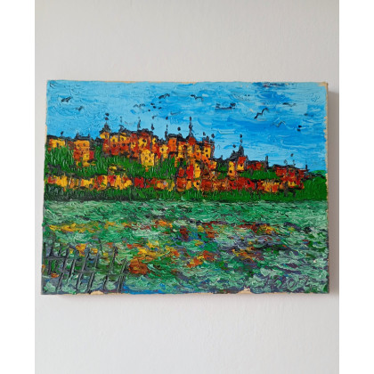 Jan Poczobut - obrazy olejne - Grudziądz starówka foto #1