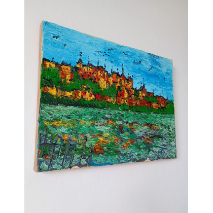 Jan Poczobut - obrazy olejne - Grudziądz starówka foto #2