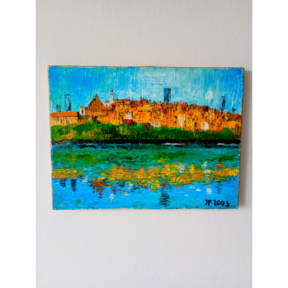 Jan Poczobut - obrazy olejne - Warszawa starówka foto #3