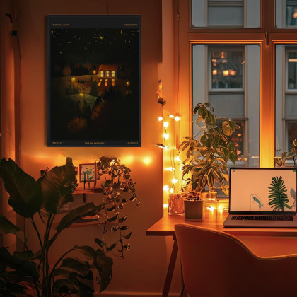 Iga Płachta - plakaty - Dom pod gwiazdami. Plakat o wymiarach 29,7x42 cm A3 foto #3