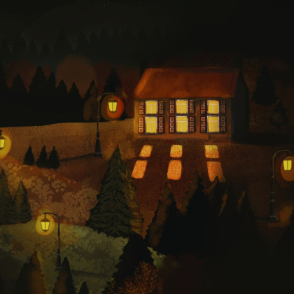 Iga Płachta - plakaty - Dom pod gwiazdami. Plakat o wymiarach 21x29,7 cm A4 foto #1