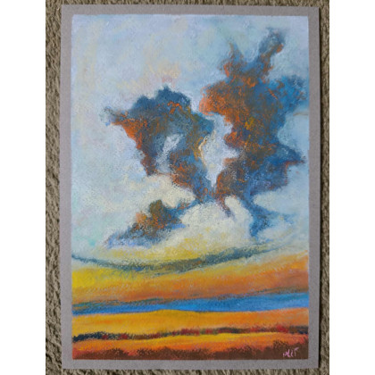 Paulina Lebida - pastele suche - Pejzaż - rysunek pastelami foto #1