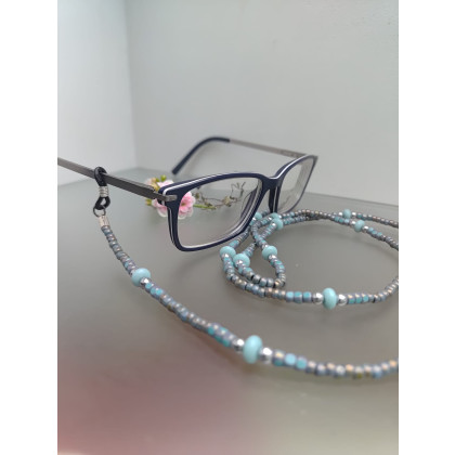 unikatart - korale,naszyjniki - Naszyjnik Łańcuszek Do Okularów Z Koralików 25.157 foto #2