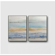 Abstrakcja-  dwie akwarele  formatu 32/24 cm