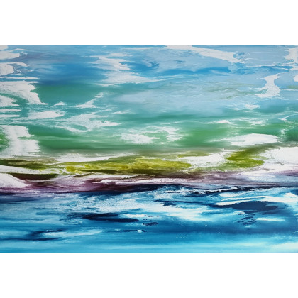 Flowing landscape, Felix Guenther, obrazy akryl