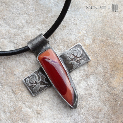 Moje MW - wisiory - Krzyż z czerwienią V foto #3