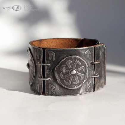 Moje MW - biżuteria męska - Perun i Swarożyc z runami foto #2