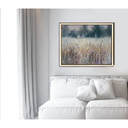 Lidia Olbrycht - obrazy olejne - Gorąca Łąka, ręcznie malowany foto #2