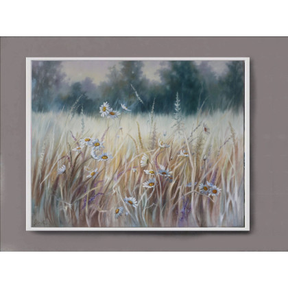 Lidia Olbrycht - obrazy olejne - Gorąca Łąka, ręcznie malowany foto #4