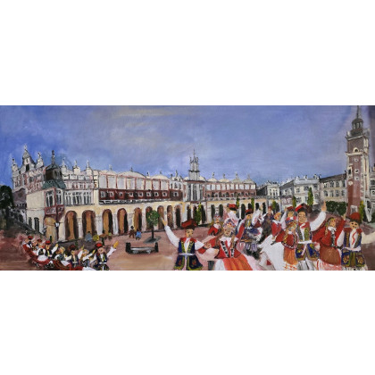 Krakow, Krystyna Mościszko, obrazy akryl