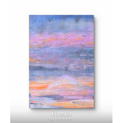 Ewa Mościszko - olej + akryl - Ptasie wedrowki foto #1