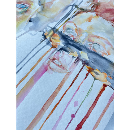 Zuzanna Bieszczad - obrazy akwarela - Kobieta - Jesień  -  akwarela foto #4