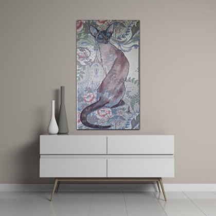 Nadia Siemek - obrazy akryl - Kotka foto #1