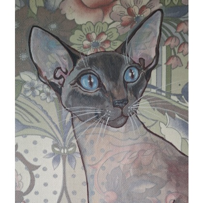 Nadia Siemek - obrazy akryl - Kotka foto #2