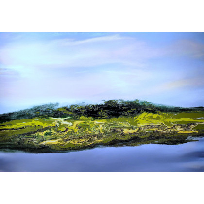 Flowing morning calm, Felix Guenther, obrazy akryl