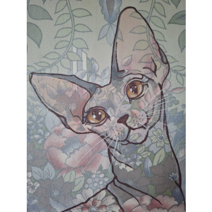 Nadia Siemek - obrazy akryl - Sfinksa foto #3