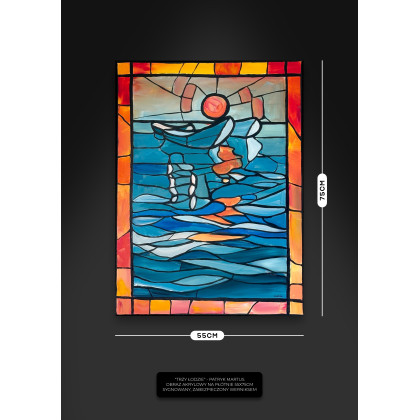 Patryk Martuś - obrazy akryl - TRZY ŁODZIE foto #1