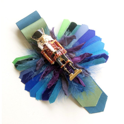 Wyjątkowa świąteczna broszka DZIADEK do orzechów, Sylwia Żak, broszki