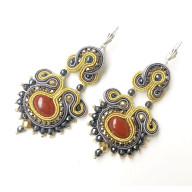 Sutaszowe kolczyki AGADIR