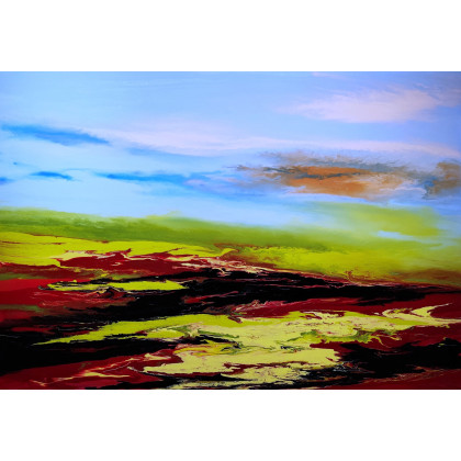 Color atmosphere in nature, Felix Guenther, obrazy akryl