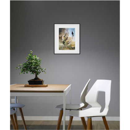 Joanna Tomczyk - obrazy akwarela - Sekret skrzydeł, Akwarela 24x32 cm foto #1