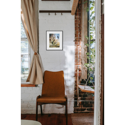 Joanna Tomczyk - obrazy akwarela - Sekret skrzydeł, Akwarela 24x32 cm foto #2