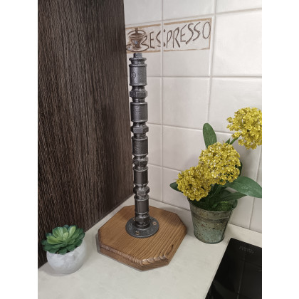 Pracownia 3MP-CAD - dekory stojące - Loftowy stojak na papier ręcznik kuchenny typ: S002_1-W1 foto #2