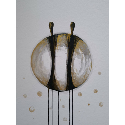 Paulina Lebida - obrazy akwarela - Postacie- dwie akwarele formatu 32/24 cm foto #1