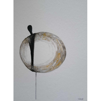 Paulina Lebida - obrazy akwarela - Postacie- dwie akwarele formatu 32/24 cm foto #2