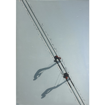 BIEGACZE, Patryk Martuś, obrazy akryl