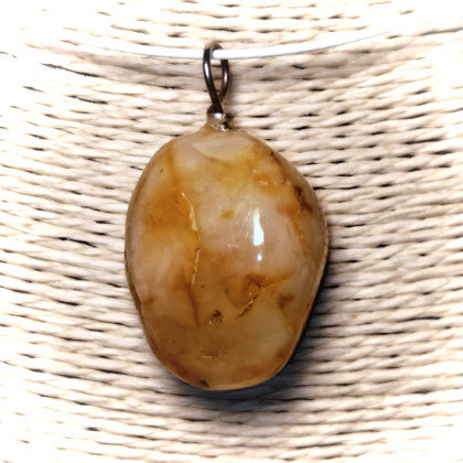 Zawieszka z bursztynu w stylu ECO, Ewa Mikusek, zawieszki,breloczki