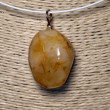 Zawieszka z bursztynu w stylu ECO
