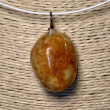 Zawieszka z bursztynu w stylu ECO