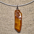 Zawieszka z bursztynu w stylu ECO