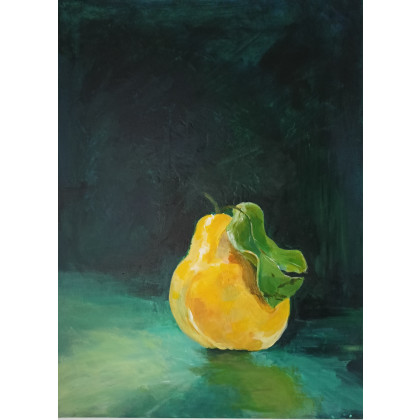 Pigwa, Małgorzata Nowopolska, obrazy akryl