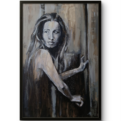 Justyna Zielonka - obrazy olejne - Viola 2 obraz olejny foto #1