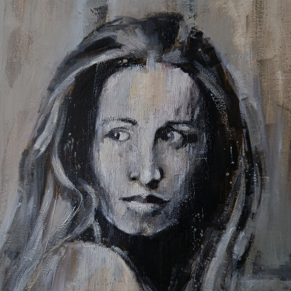 Justyna Zielonka - obrazy olejne - Viola 2 obraz olejny foto #4